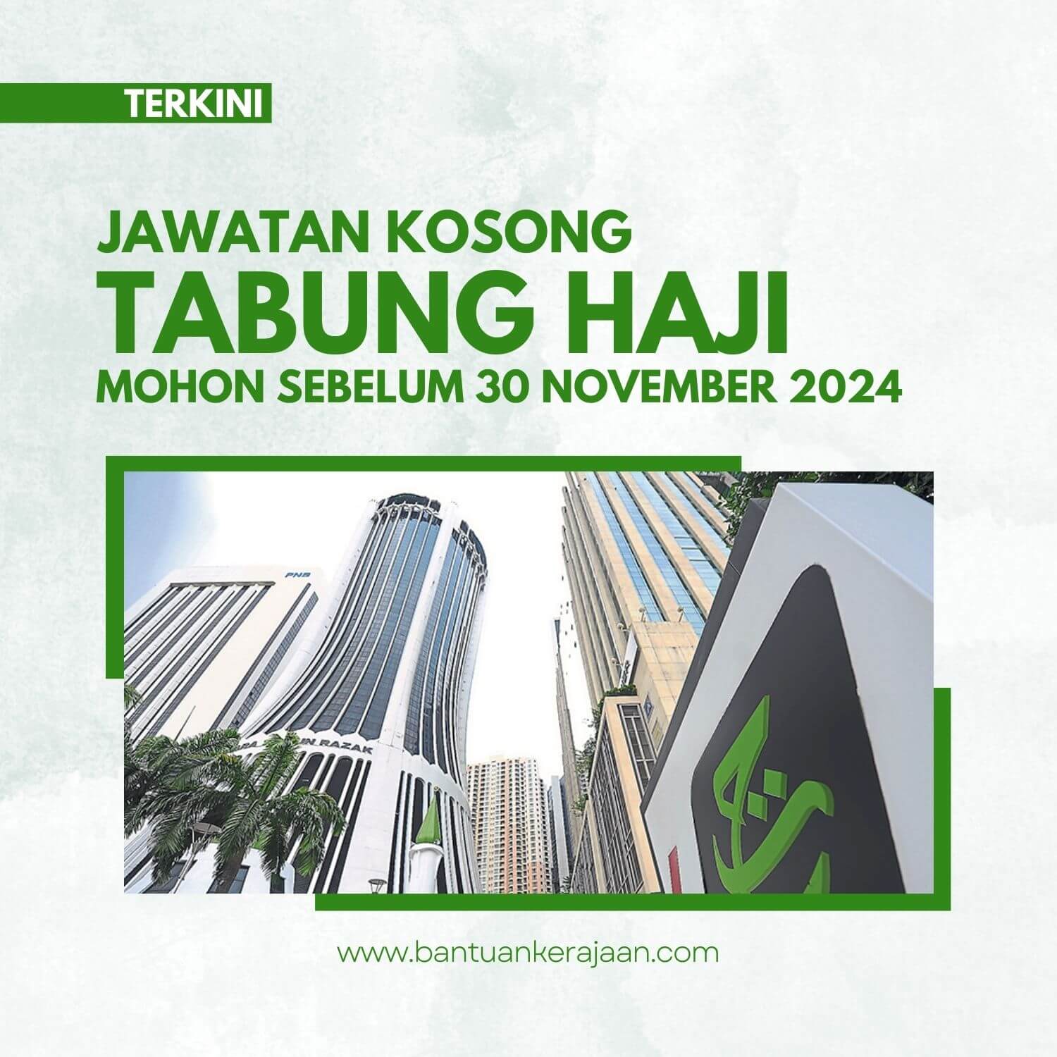 Jawatan Kosong Tabung Haji Mohon Sebelum November Bantuan