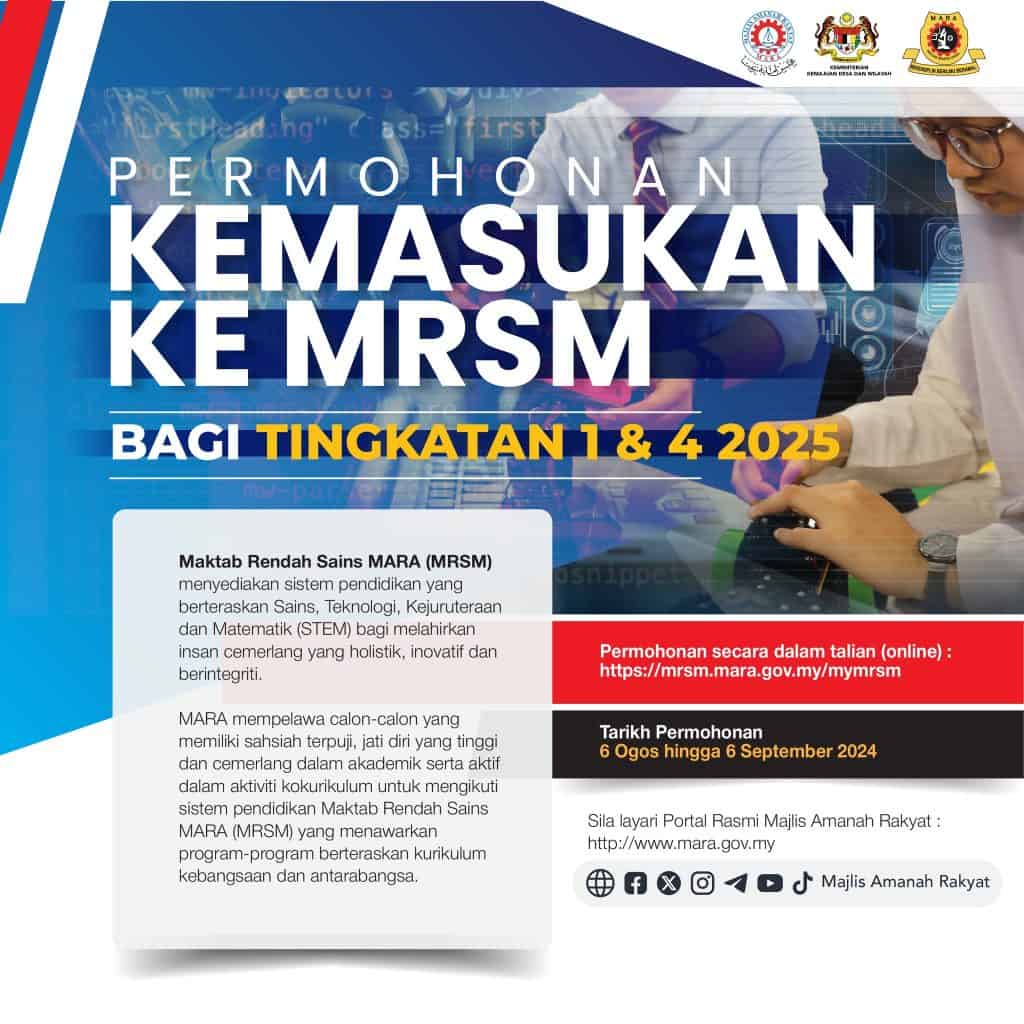 permohonan mrsm tahun 2025