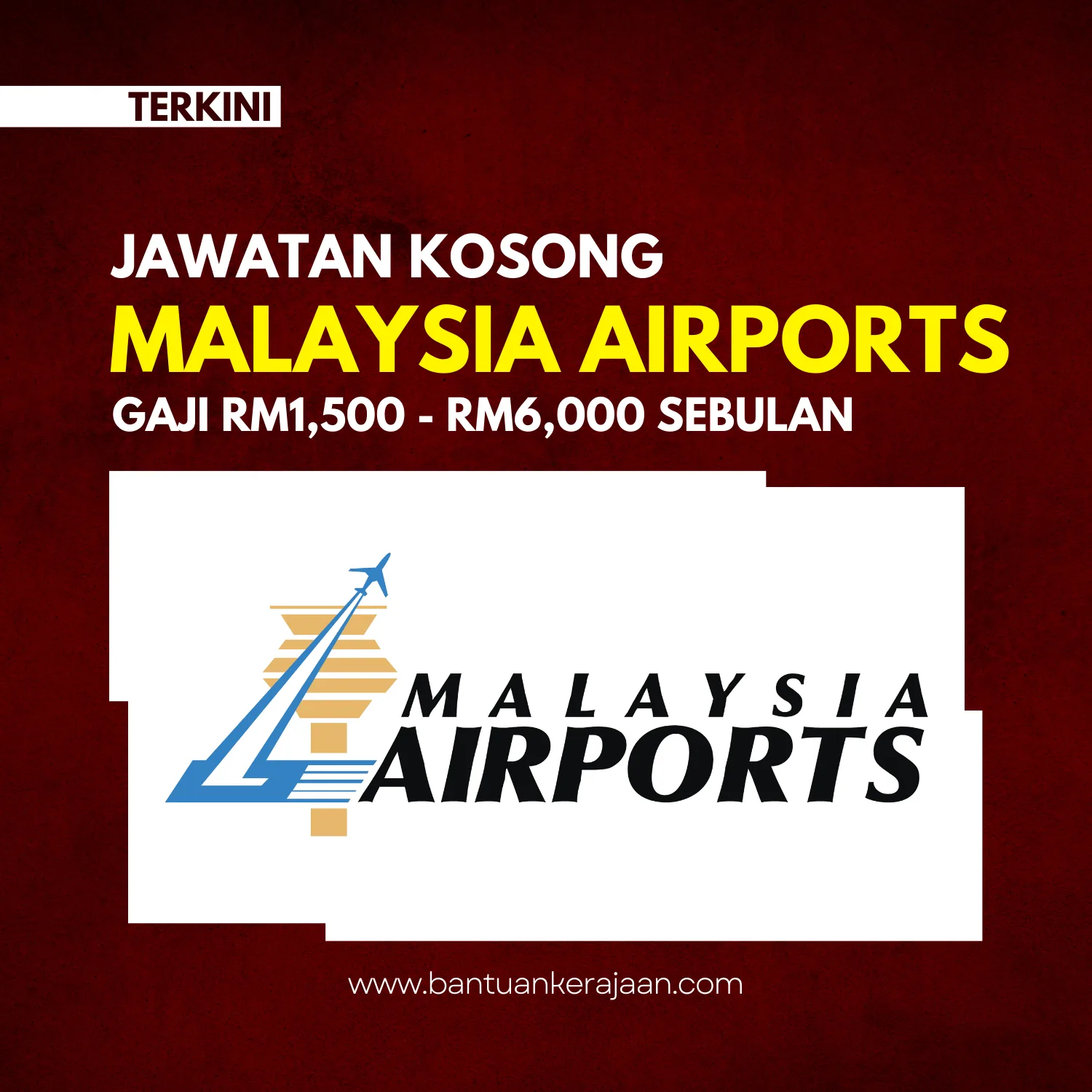 jawatan kosong malaysia airports