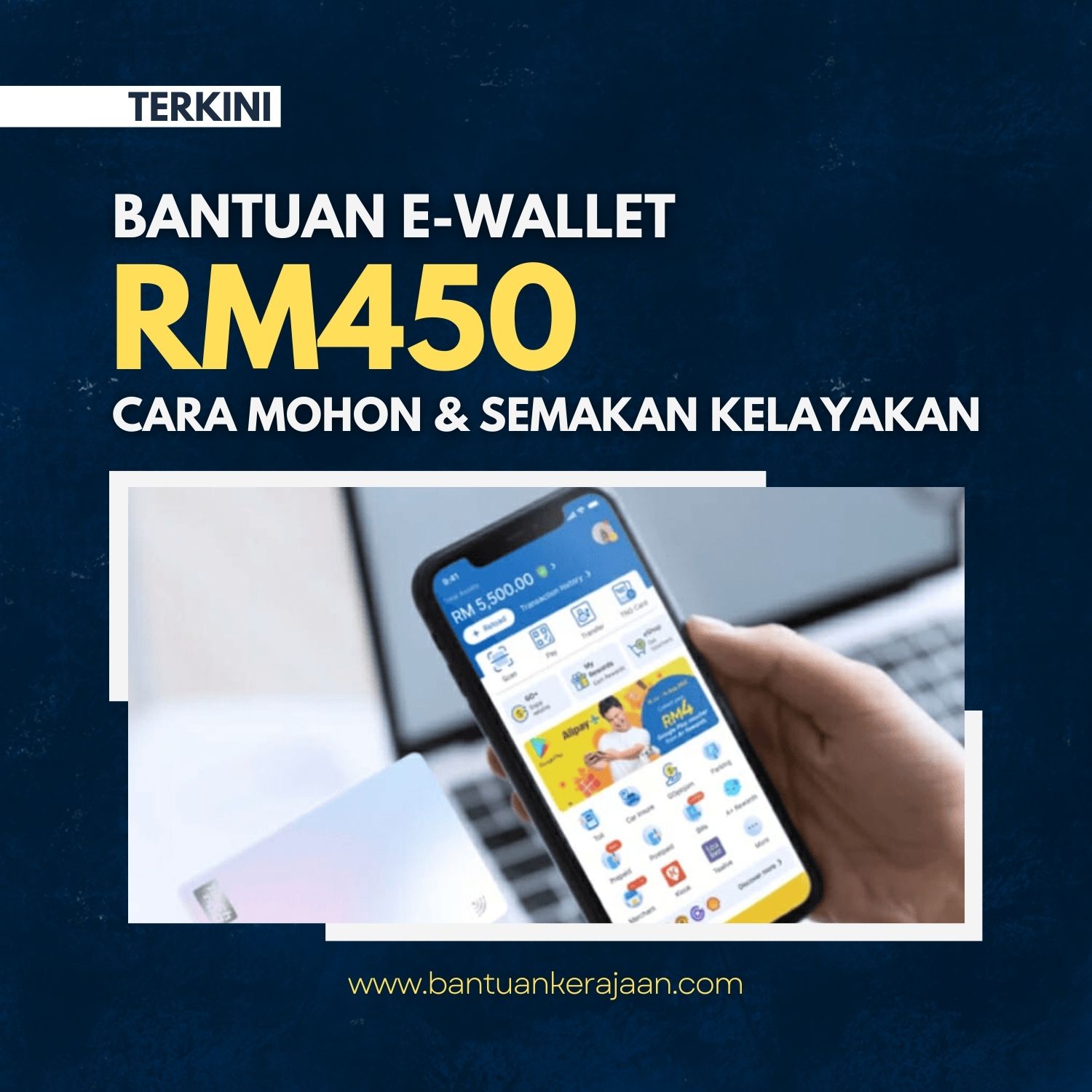 Bantuan eWallet RM450