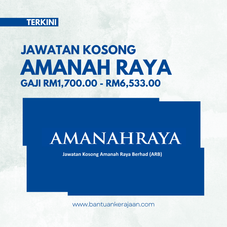 Jawatan Kosong Amanah Raya - Bantuan Kerajaan (1)