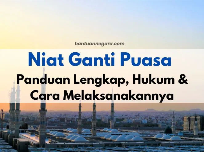 niat ganti puasa
